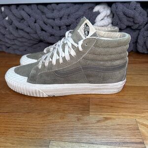 Vans SK8-Hi Reissue 138 Sneakers Vintage Military -Dusty Olive Mens 9.5 Women 11